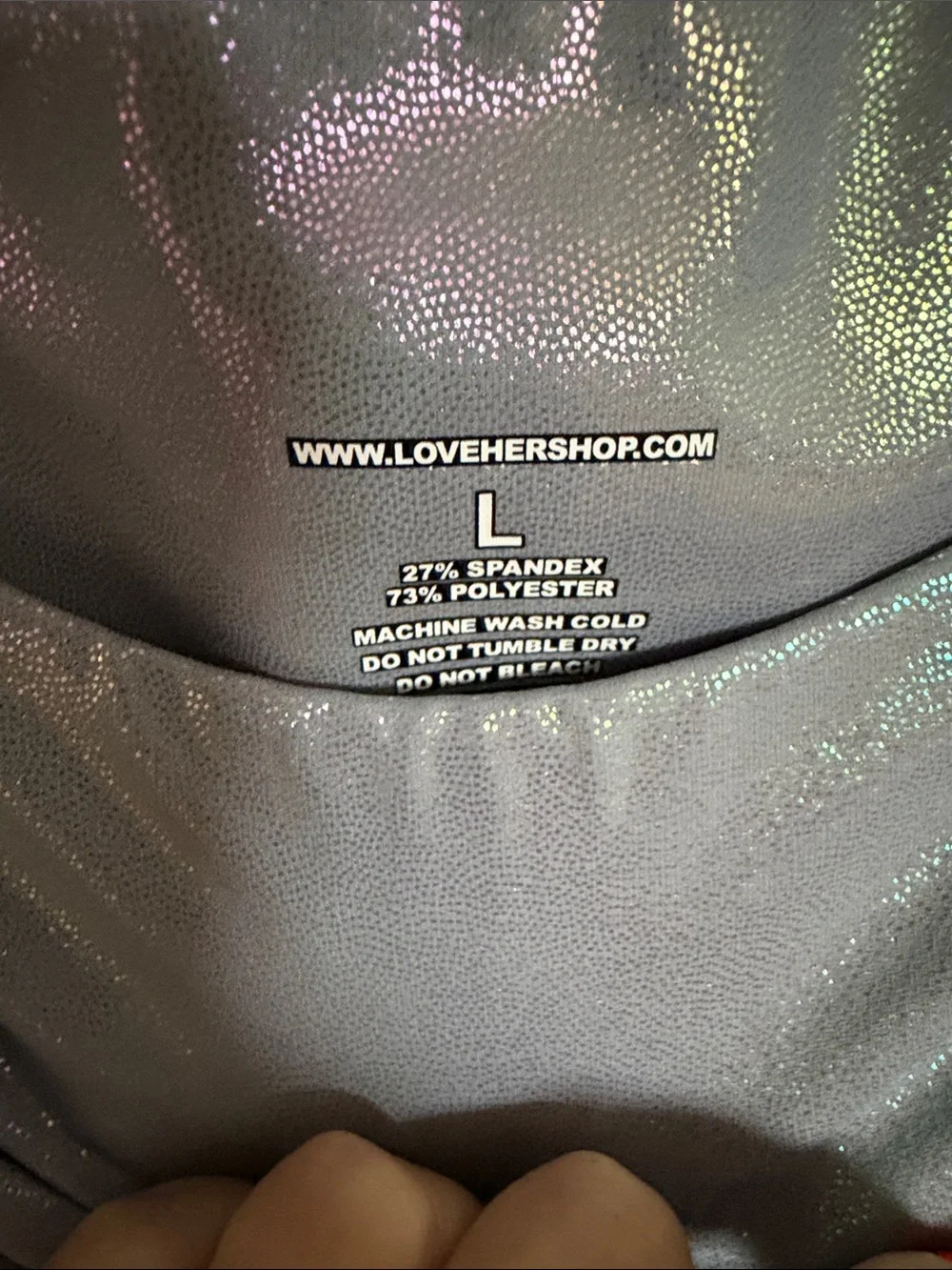Women Iridescent Light Purple Active Leggings with Side Pockets never worn